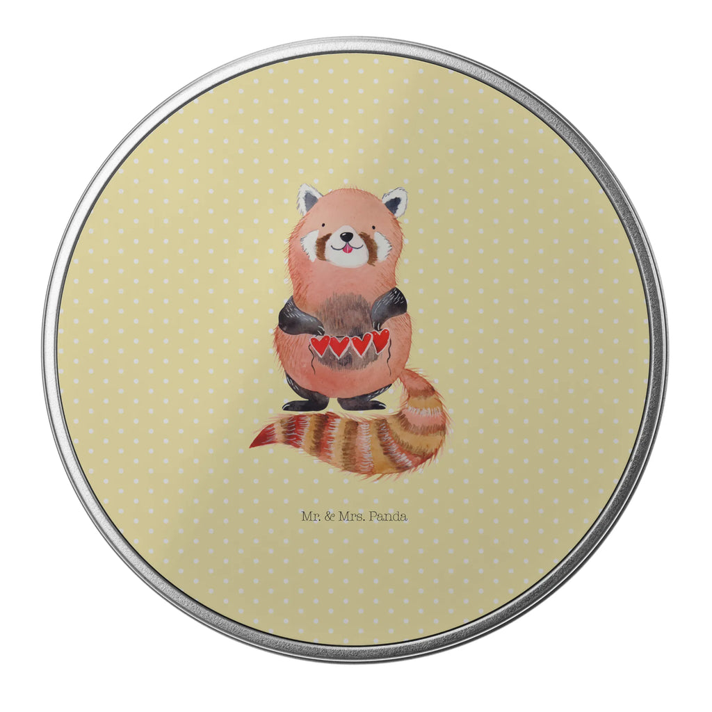 okrągła puszka z blachy Czerwony Panda Metalldose, gebäckdose, Keksdose, Geschenkdose, runddosen, Blechdose, Metalldose Rund, Runde Blechdose, Aufbewahrungsdosen, Runde Dose, blechdosen, runde dosen, gebäckdosen, runde keksdosen, Aufbewahrungsdose, runddose, Vorratsdosen, runde blechdosen, Blechdose Rund, Metallbox, geschenkdosen, plätzchendosen, Dose, metalldosen, dosen, Aufbewahrungsbox, Vorratsdose, plätzchendose, metallboxen, runde keksdose, keksdosen, Lustige Sprüche, Tiere, Tiermotive, Gute Laune, Panda, Rot, Liebe, Lieblingsmensch, Liebling, Herz