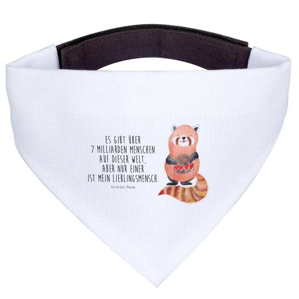 Hundehalstuch Roter Panda Tuch, Mittelgroße Hunde, Hunde, Hundehalstuch, Halstuch, Mittel, Lustige Sprüche, Tiere, Tiermotive, Gute Laune, Liebling, Liebe, Herz, Lieblingsmensch, Rot, Panda
