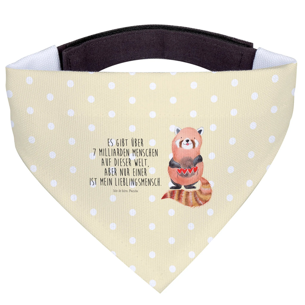 Hundehalstuch Roter Panda Tuch, Mittelgroße Hunde, Hunde, Hundehalstuch, Halstuch, Mittel, Lustige Sprüche, Tiere, Tiermotive, Gute Laune, Liebling, Liebe, Herz, Lieblingsmensch, Rot, Panda