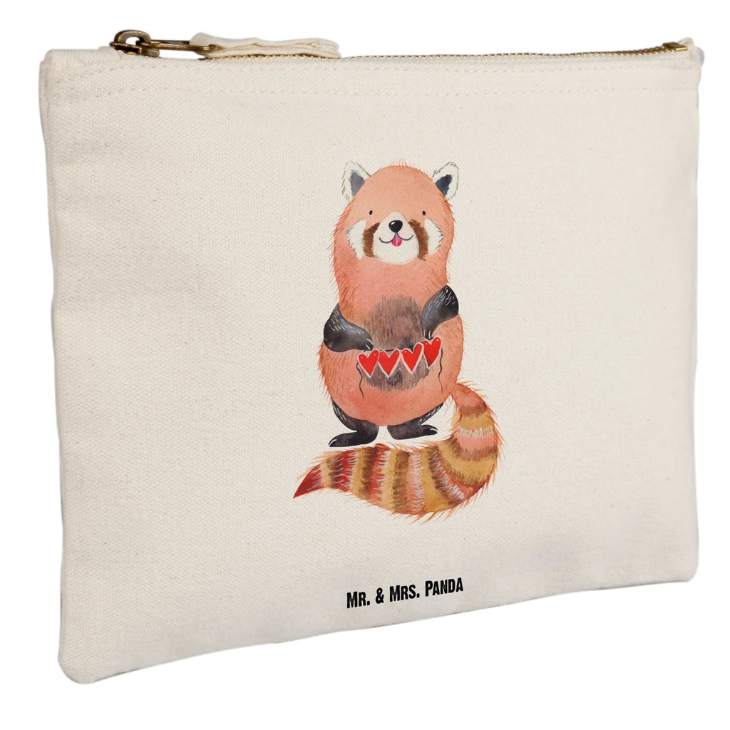 Schminktasche Roter Panda pencil case, kosmetiktäschchen, aufbewahrungsbeutel, Federmappe, Waschtasche, Mäppchen, toiletry bag, Schminktasche, Etui, pinsel tasche, Kulturbeutel, Waschbeutel, utensilientasche, Kosmetiktasche, Schminktäschchen, Stiftemäppchen, Schminkbeutel, beauty case, Kulturtasche, aufbewahrungstasche, beauty tasche, Kosmetikbeutel, Schlampermäppchen, Tiermotive, Tiere, Lustige Sprüche, Gute Laune, Rot, Herz, Lieblingsmensch, Liebling, Liebe, Panda