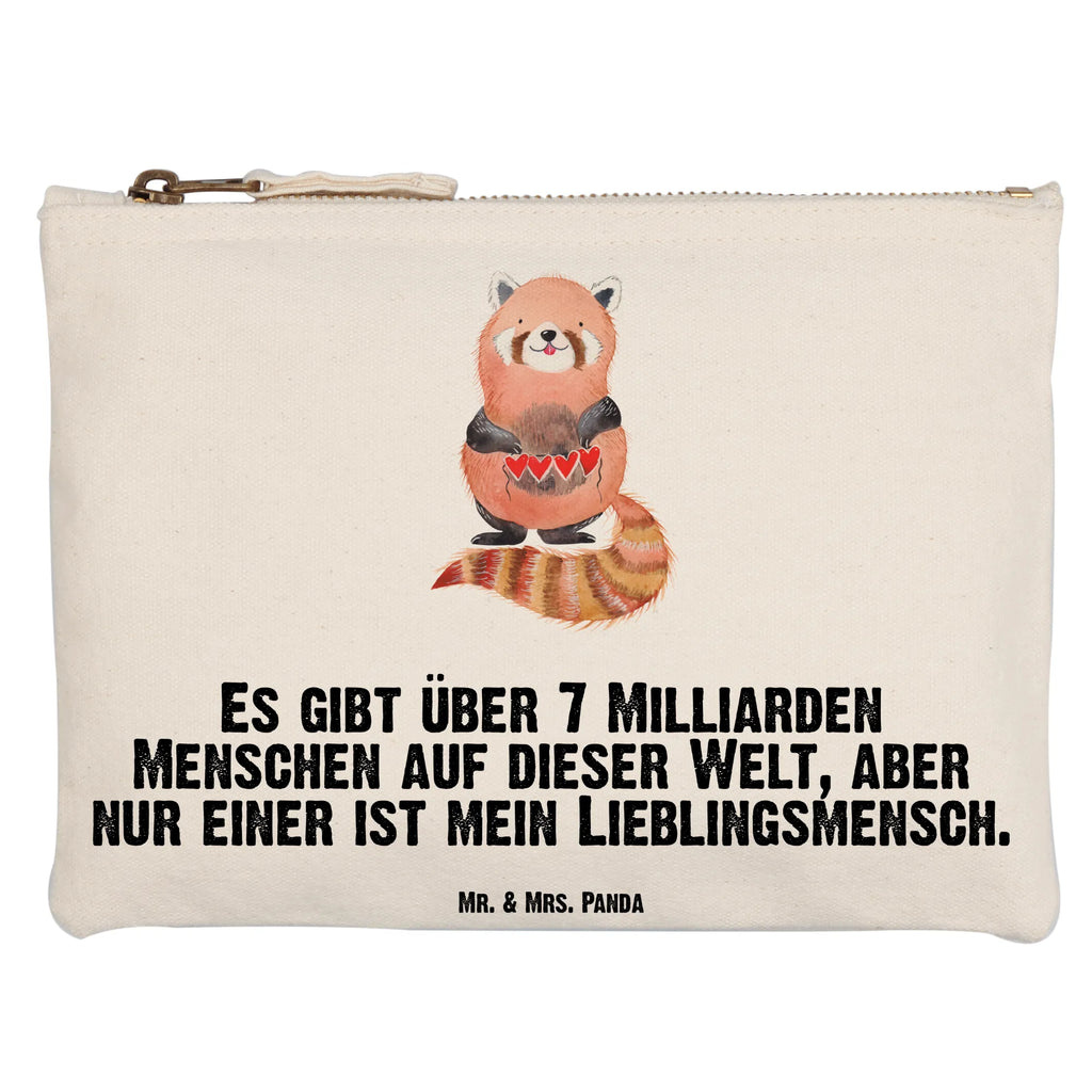 Schminktasche Roter Panda pencil case, kosmetiktäschchen, aufbewahrungsbeutel, Federmappe, Waschtasche, Mäppchen, toiletry bag, Schminktasche, Etui, pinsel tasche, Kulturbeutel, Waschbeutel, utensilientasche, Kosmetiktasche, Schminktäschchen, Stiftemäppchen, Schminkbeutel, beauty case, Kulturtasche, aufbewahrungstasche, beauty tasche, Kosmetikbeutel, Schlampermäppchen, Tiermotive, Tiere, Lustige Sprüche, Gute Laune, Rot, Herz, Lieblingsmensch, Liebling, Liebe, Panda