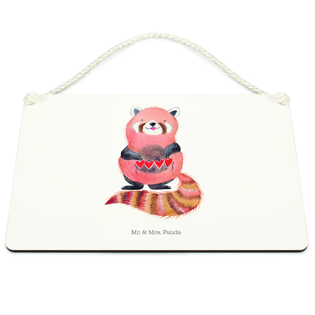 Decorative sign red panda small animals, cute, funny, cute animal motives, hand drawn, small world, funny sayings, good mood, happy, gifts, gift ideas, special gifts, animal lover, card, love, heart, red, favourite person, Panda, darling