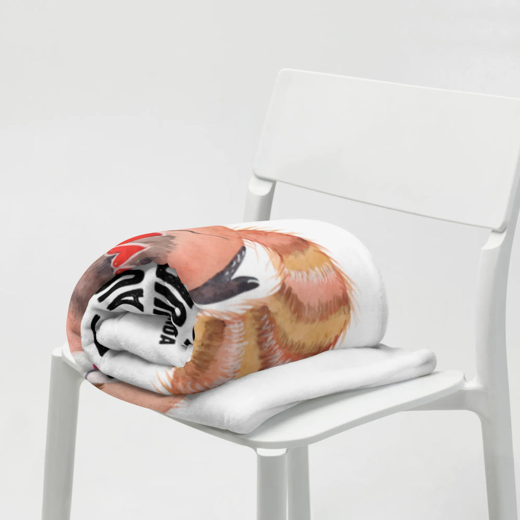 Baby blanket red panda small animals, cute, funny, cute animal motives, hand drawn, small world, funny sayings, good mood, happy, gifts, gift ideas, special gifts, animal lover, card, red, favourite person, Panda, love, heart, darling