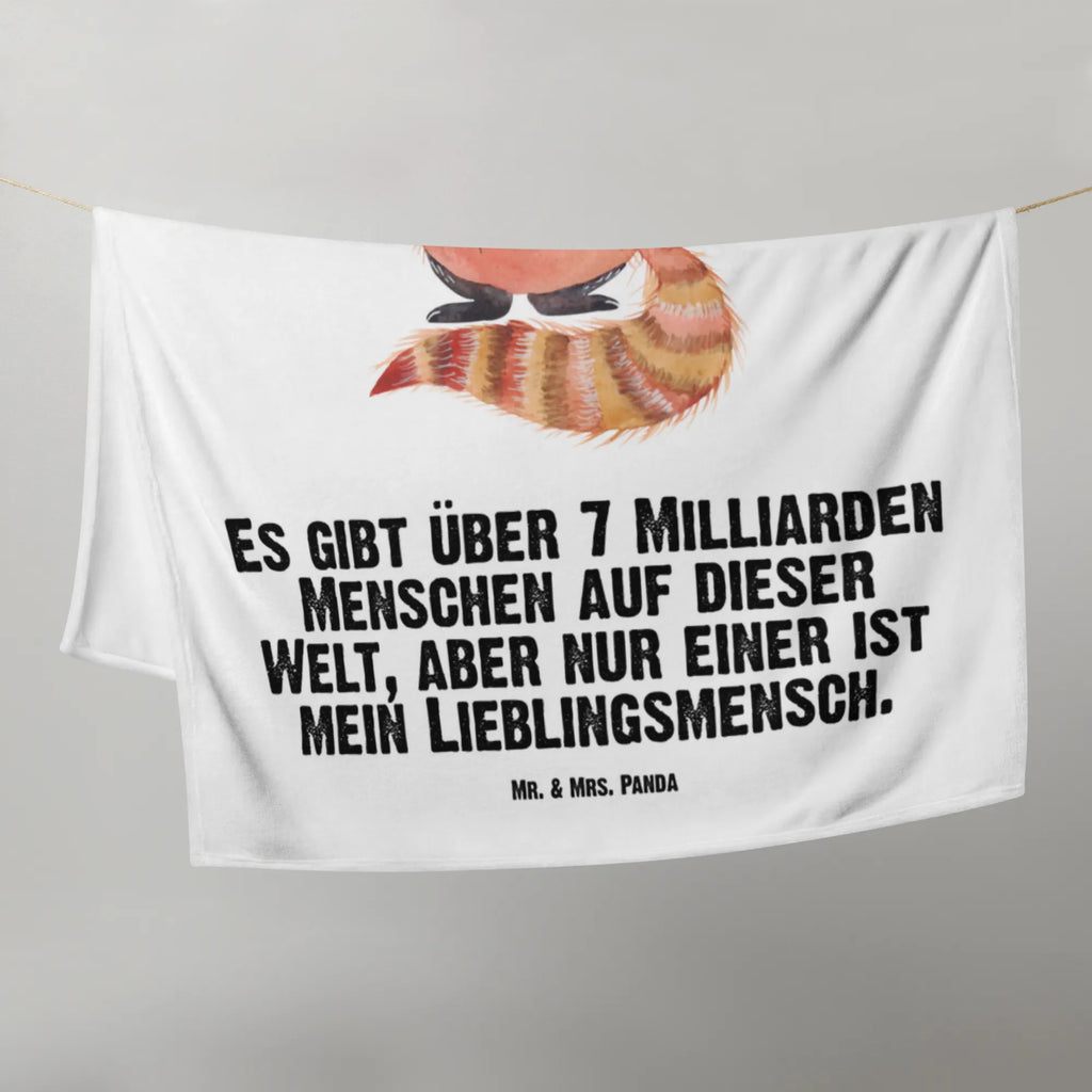 Baby blanket red panda small animals, cute, funny, cute animal motives, hand drawn, small world, funny sayings, good mood, happy, gifts, gift ideas, special gifts, animal lover, card, red, favourite person, Panda, love, heart, darling