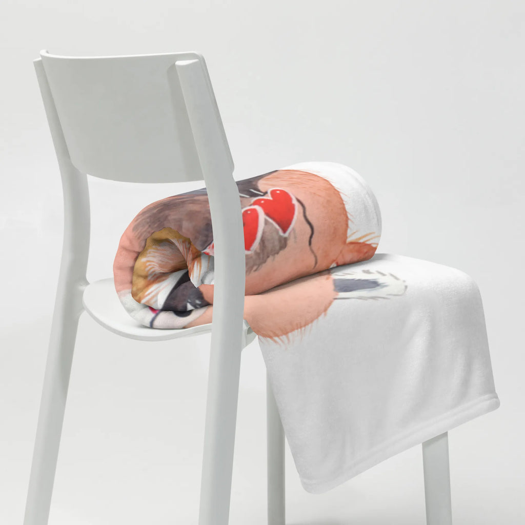 Baby blanket red panda small animals, cute, funny, cute animal motives, hand drawn, small world, funny sayings, good mood, happy, gifts, gift ideas, special gifts, animal lover, card, red, favourite person, Panda, love, heart, darling