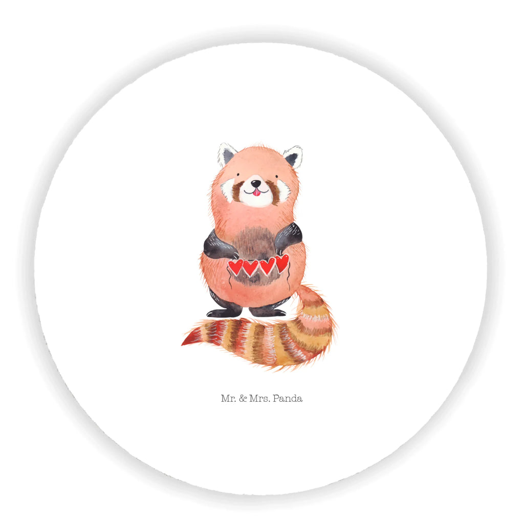 Round magnet red panda magnet, office magnet, magnetic board, refrigerator magnets, calendar magnet, refrigerator magnet, small animals, cute, funny, cute animal motives, hand drawn, small world, funny sayings, good mood, happy, gifts, gift ideas, special gifts, animal lover, card, favourite person, red, heart, Panda, darling, love
