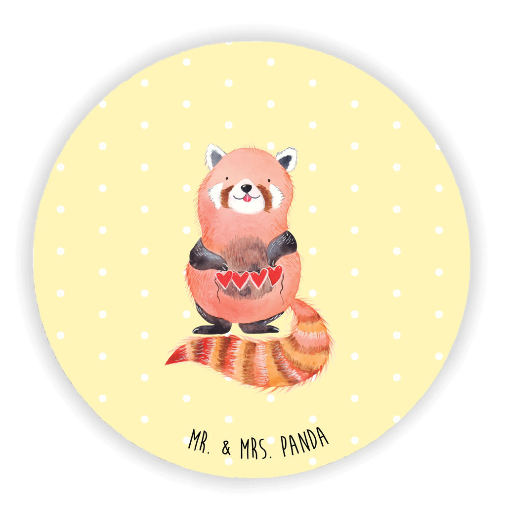 Round magnet red panda magnet, office magnet, magnetic board, refrigerator magnets, calendar magnet, refrigerator magnet, small animals, cute, funny, cute animal motives, hand drawn, small world, funny sayings, good mood, happy, gifts, gift ideas, special gifts, animal lover, card, favourite person, red, heart, Panda, darling, love