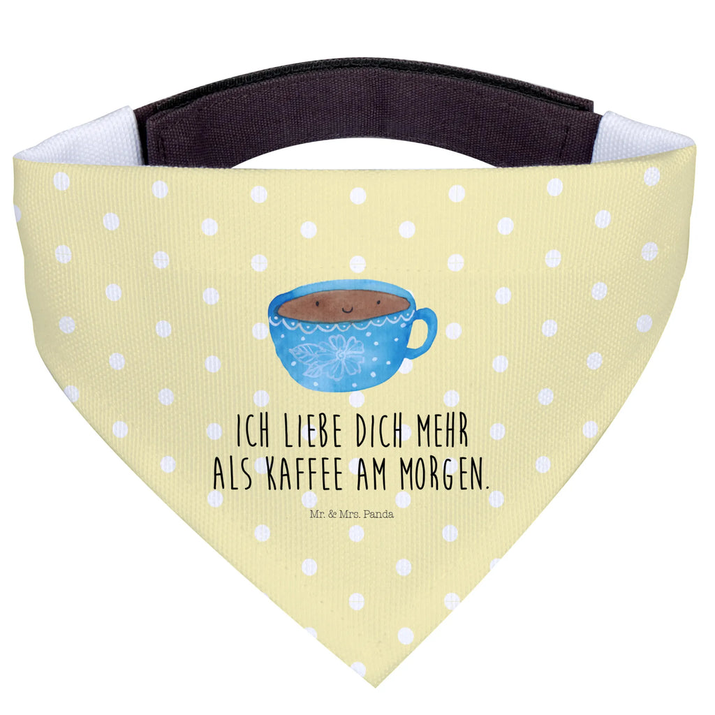 Chusta na szyję dla psa L Kawa kubek Halstuch, Hundehalstuch, Mittel, Tuch, Mittelgroße Hunde, Hunde, Lustige Sprüche, Tiere, Tiermotive, Gute Laune, Kaffee, Tasse, Liebe, Glücklich, Genuss, Geschmack