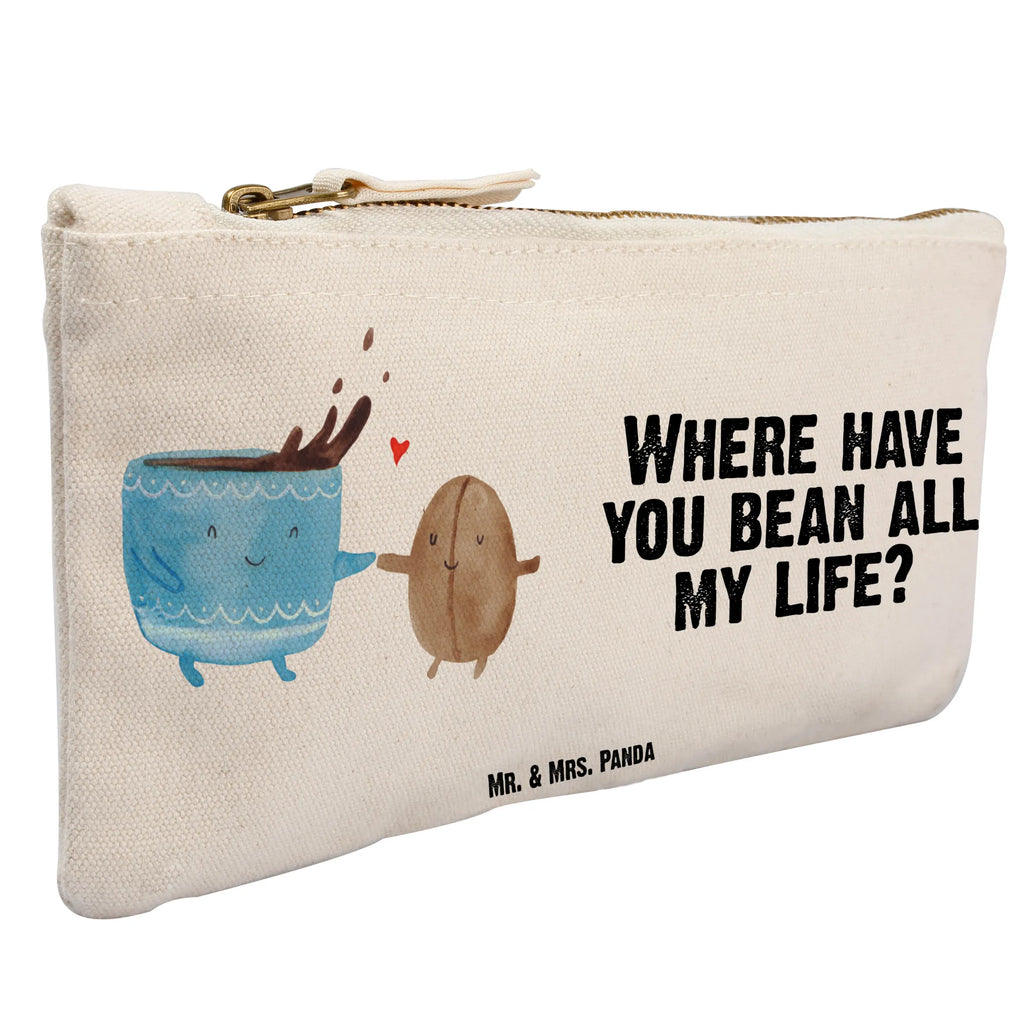 torebka na makijaż kawa ziarno Mäppchen, pencil case, Schminkbeutel, Waschbeutel, Stiftemäppchen, aufbewahrungsbeutel, beauty tasche, aufbewahrungstasche, Etui, Kosmetiktasche, pinsel tasche, Waschtasche, kosmetiktäschchen, Schminktasche, toiletry bag, Federmappe, Schlampermäppchen, beauty case, Schminktäschchen, Kulturbeutel, Kosmetikbeutel, Kulturtasche, utensilientasche, Tiermotive, Tiere, Lustige Sprüche, Gute Laune, Kaffee, Genuss, Glück, Kaffeebohne, Zufriedenheit