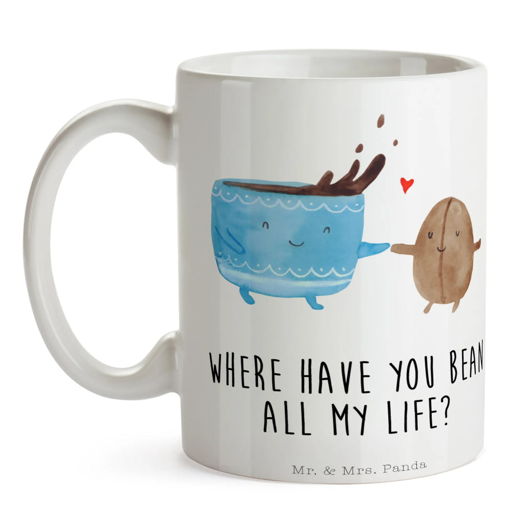 Mug Coffee Bean Tasse, Tasse mit Zitaten, Teetasse, Keramiktasse, Bürotasse, Tasse mit Motiven, Porzellantasse, Kaffeetasse, Geschenktasse, Tiermotive, Gute Laune, lustige Sprüche, Tiere, Glück, Genuss, Kaffeebohne, Kaffee, Zufriedenheit