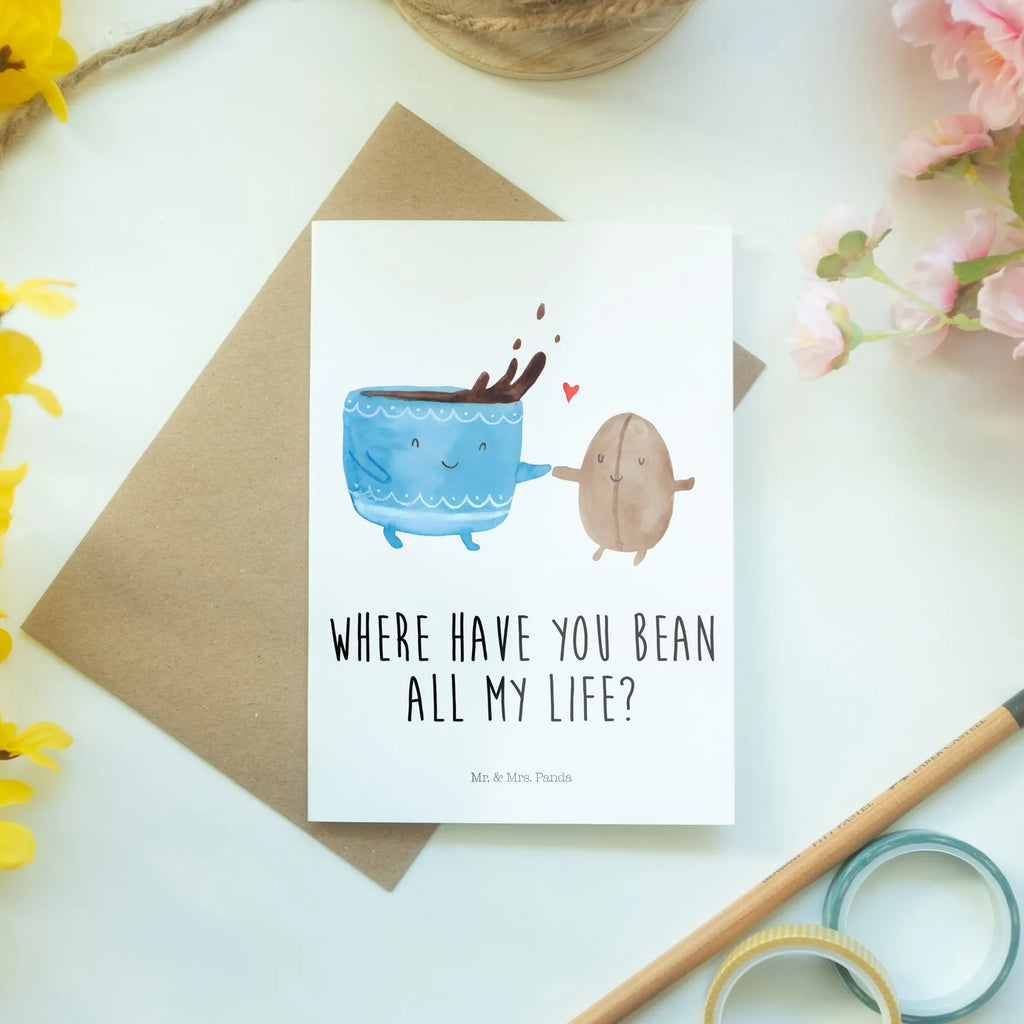 Greetings card Coffee Bean abiturkarte, Klappkarte, babykarte, Motivkarte, vatertagskarte, einladungskarten, hochzeitskarten, Glückwunschkarte, dankeskarten, glückwunschkarten, osterkarten, genesungskarte, valentinstagskarte, jubiläumskarte, Grußkarte, neujahrskarte, weihnachtskarten, osterkarte, Grußkarten, firmungskarte, kommunionskarte, spruchkarte, Beileidskarte, Tiere, Tiermotive, Gute Laune, Lustige Sprüche, Genuss, Kaffee, Zufriedenheit, Kaffeebohne, Glück