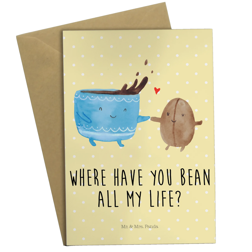 Greetings card Coffee Bean abiturkarte, Klappkarte, babykarte, Motivkarte, vatertagskarte, einladungskarten, hochzeitskarten, Glückwunschkarte, dankeskarten, glückwunschkarten, osterkarten, genesungskarte, valentinstagskarte, jubiläumskarte, Grußkarte, neujahrskarte, weihnachtskarten, osterkarte, Grußkarten, firmungskarte, kommunionskarte, spruchkarte, Beileidskarte, Tiere, Tiermotive, Gute Laune, Lustige Sprüche, Genuss, Kaffee, Zufriedenheit, Kaffeebohne, Glück