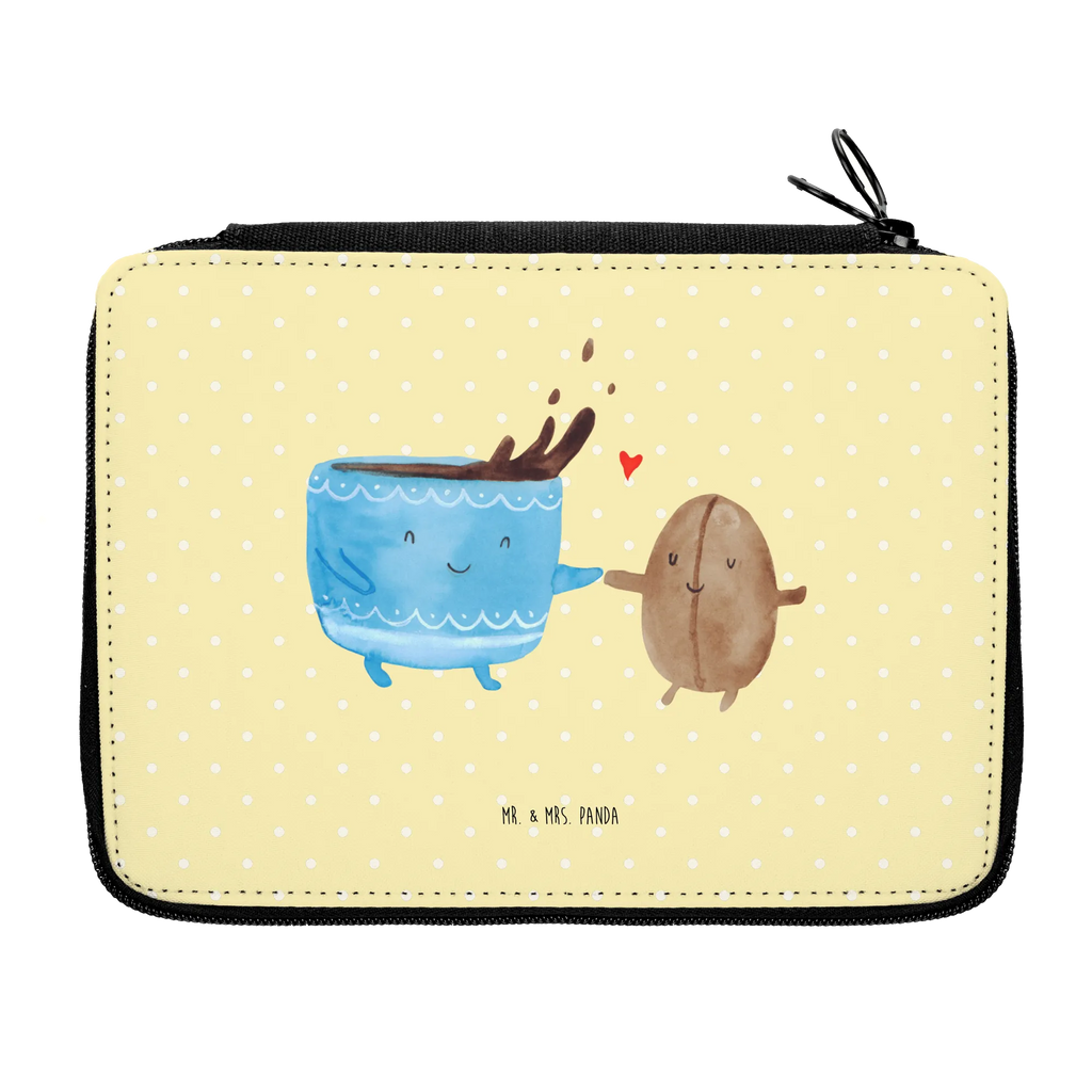 Federmappe Kaffee Bohne Stifterolle, Geschenk, Grundschule, Federmäppchen bedruckt, Federmäppchen, Federmappe, Stiftetasche, Motiv, Kind, Bestückte Federmappe, Schüler, Büro Stifte Etui, Schule, Schülerin, Federmappe Einschulung, Kinder Federmappe, Stifte Etui, Einschulung, Tiermotive, Gute Laune, lustige Sprüche, Tiere, Glück, Genuss, Zufriedenheit, Kaffee, Kaffeebohne