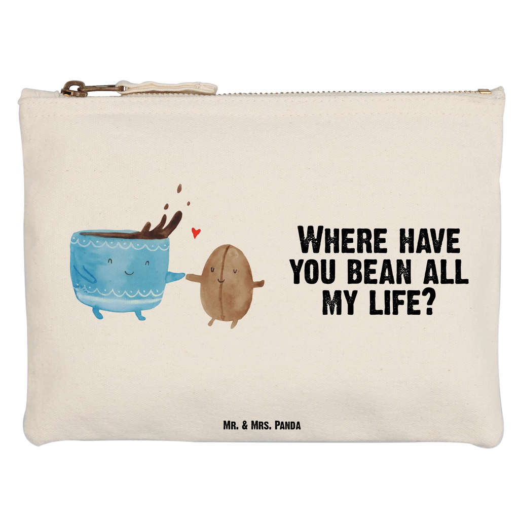 torebka na makijaż kawa ziarno Mäppchen, pencil case, Schminkbeutel, Waschbeutel, Stiftemäppchen, aufbewahrungsbeutel, beauty tasche, aufbewahrungstasche, Etui, Kosmetiktasche, pinsel tasche, Waschtasche, kosmetiktäschchen, Schminktasche, toiletry bag, Federmappe, Schlampermäppchen, beauty case, Schminktäschchen, Kulturbeutel, Kosmetikbeutel, Kulturtasche, utensilientasche, Tiermotive, Tiere, Lustige Sprüche, Gute Laune, Kaffee, Genuss, Glück, Kaffeebohne, Zufriedenheit