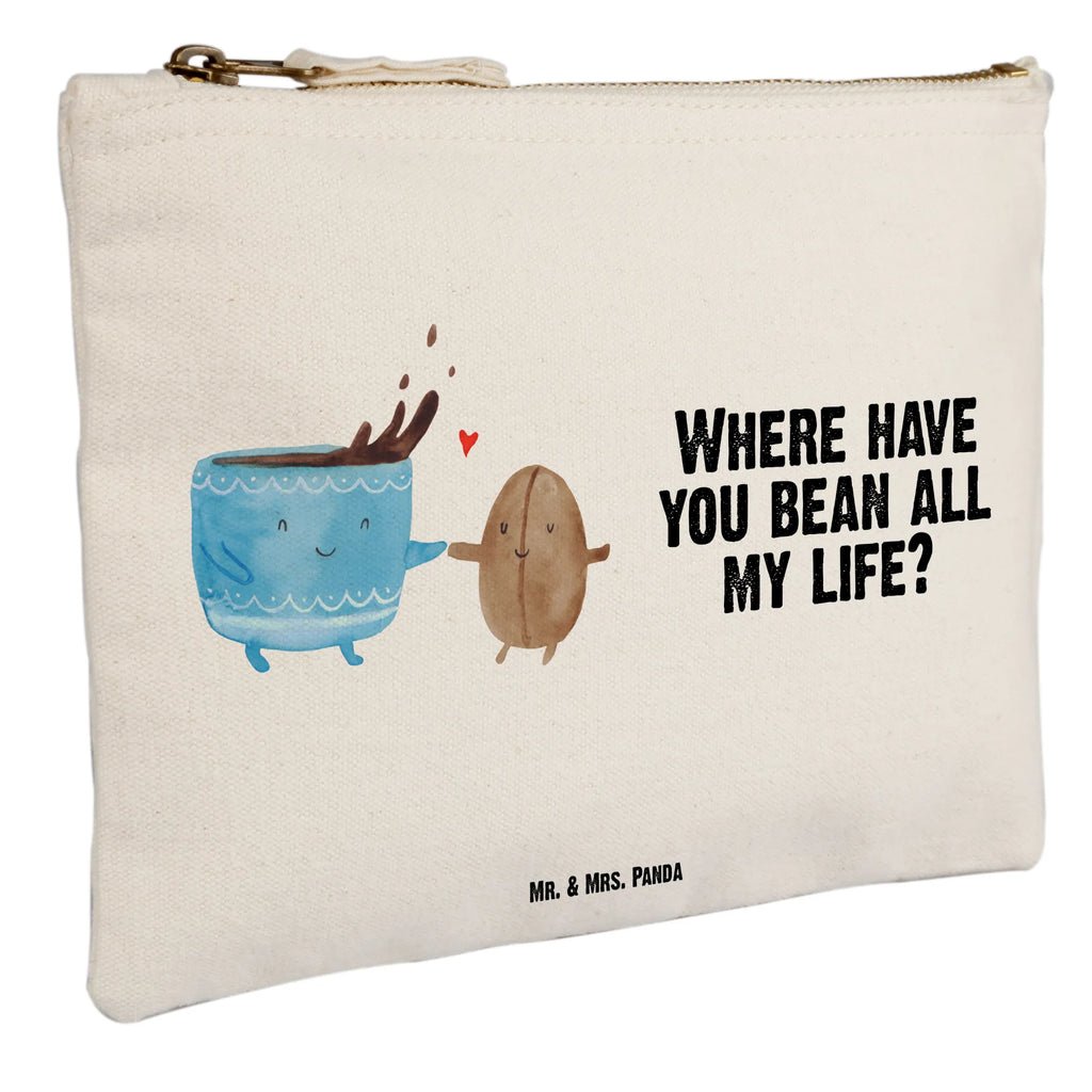 torebka na makijaż kawa ziarno Mäppchen, pencil case, Schminkbeutel, Waschbeutel, Stiftemäppchen, aufbewahrungsbeutel, beauty tasche, aufbewahrungstasche, Etui, Kosmetiktasche, pinsel tasche, Waschtasche, kosmetiktäschchen, Schminktasche, toiletry bag, Federmappe, Schlampermäppchen, beauty case, Schminktäschchen, Kulturbeutel, Kosmetikbeutel, Kulturtasche, utensilientasche, Tiermotive, Tiere, Lustige Sprüche, Gute Laune, Kaffee, Genuss, Glück, Kaffeebohne, Zufriedenheit