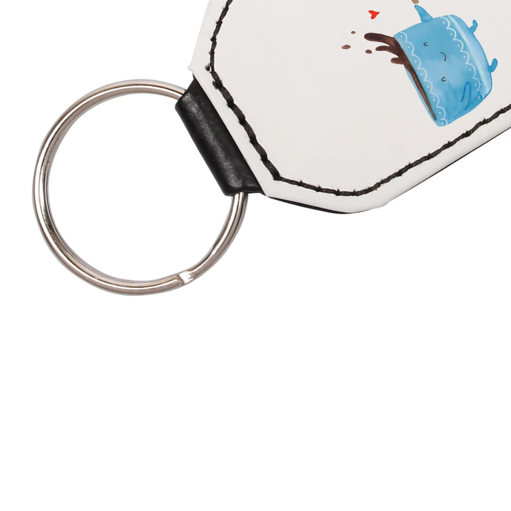 Rectangular key ring Coffee Bean keychain, lucky charm, bag pendant, pendant, key ring, small animals, cute, funny, cute animal motives, hand drawn, small world, funny sayings, good mood, happy, gifts, gift ideas, special gifts, animal lover, card, happiness, satisfaction, pleasure, coffee bean, Coffee