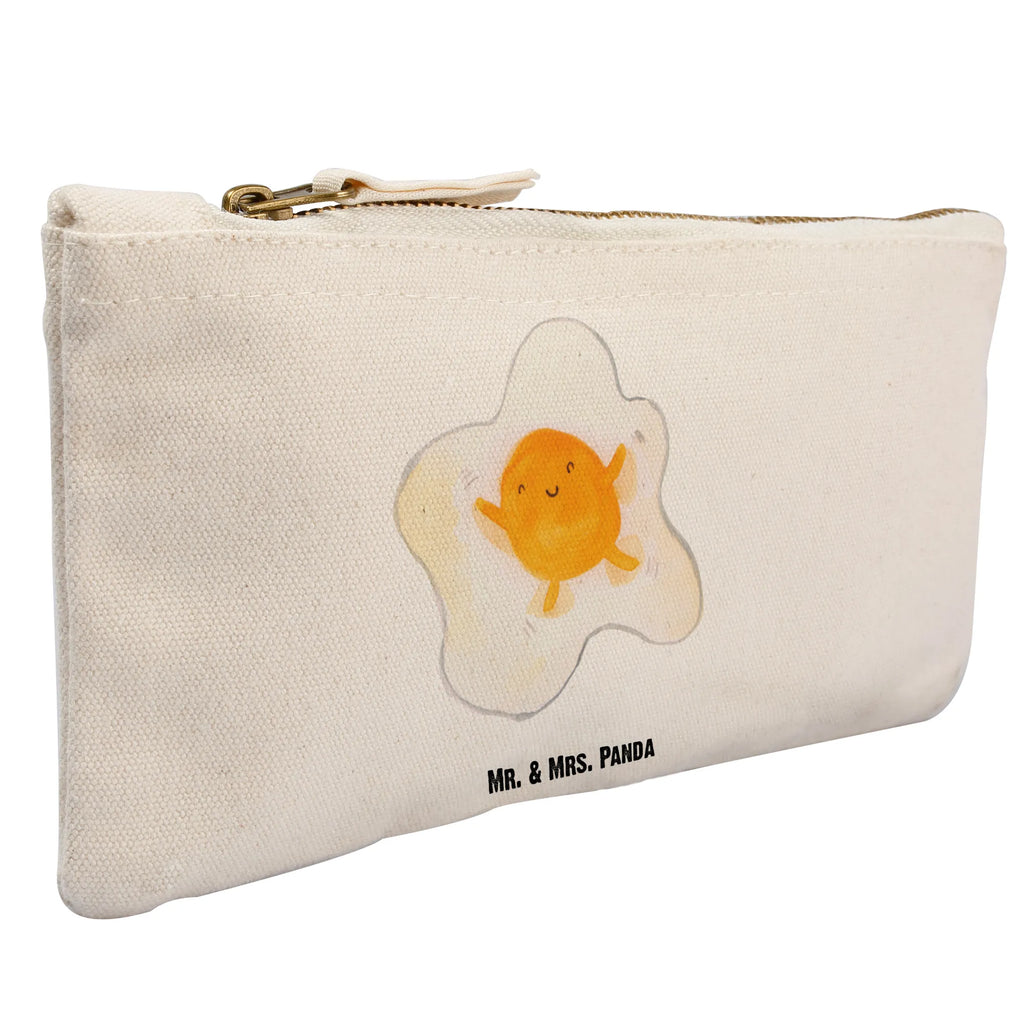 Make-up bag Fried egg egg Schlampermäppchen, beauty case, Stiftemäppchen, toiletry bag, Kulturbeutel, Kulturtasche, Kosmetikbeutel, kosmetiktäschchen, pinsel tasche, Schminkbeutel, Schminktäschchen, aufbewahrungsbeutel, Kosmetiktasche, pencil case, beauty tasche, Mäppchen, Etui, aufbewahrungstasche, Federmappe, Schminktasche, Waschtasche, Waschbeutel, utensilientasche, Tiermotive, Tiere, Lustige Sprüche, Gute Laune, Tag, Schön, Liebe, Glücklich, Spiegelei, Ei
