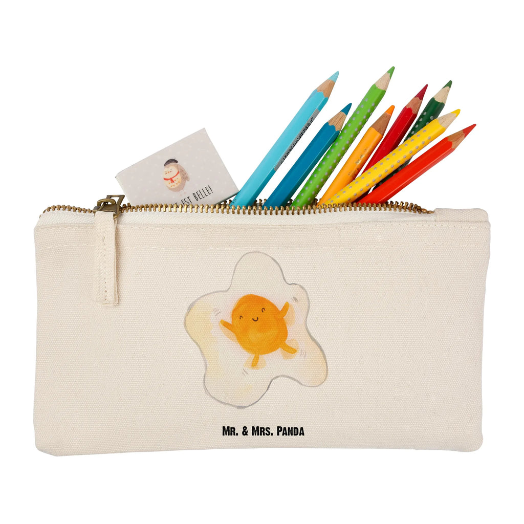 Make-up bag Fried egg egg Schlampermäppchen, beauty case, Stiftemäppchen, toiletry bag, Kulturbeutel, Kulturtasche, Kosmetikbeutel, kosmetiktäschchen, pinsel tasche, Schminkbeutel, Schminktäschchen, aufbewahrungsbeutel, Kosmetiktasche, pencil case, beauty tasche, Mäppchen, Etui, aufbewahrungstasche, Federmappe, Schminktasche, Waschtasche, Waschbeutel, utensilientasche, Tiermotive, Tiere, Lustige Sprüche, Gute Laune, Tag, Schön, Liebe, Glücklich, Spiegelei, Ei