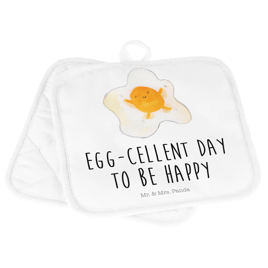 2-elementowy zestaw podkładek pod garnki jajko sadzone jajko Motywy zwierzęce, dobra energia, zabawne powiedzonka, zwierzęta