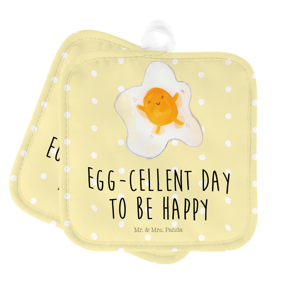 2-elementowy zestaw podkładek pod garnki jajko sadzone jajko Motywy zwierzęce, dobra energia, zabawne powiedzonka, zwierzęta