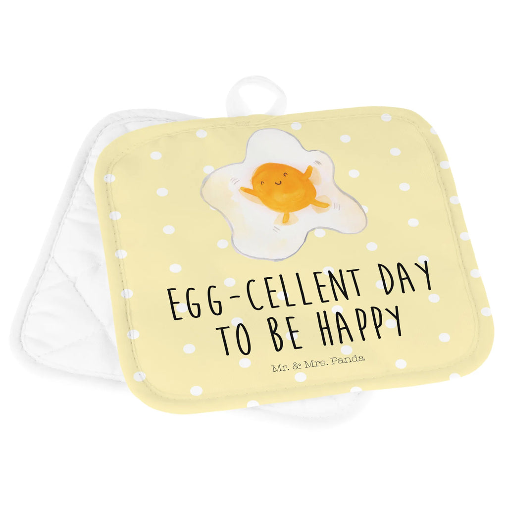 2-elementowy zestaw podkładek pod garnki jajko sadzone jajko Motywy zwierzęce, dobra energia, zabawne powiedzonka, zwierzęta