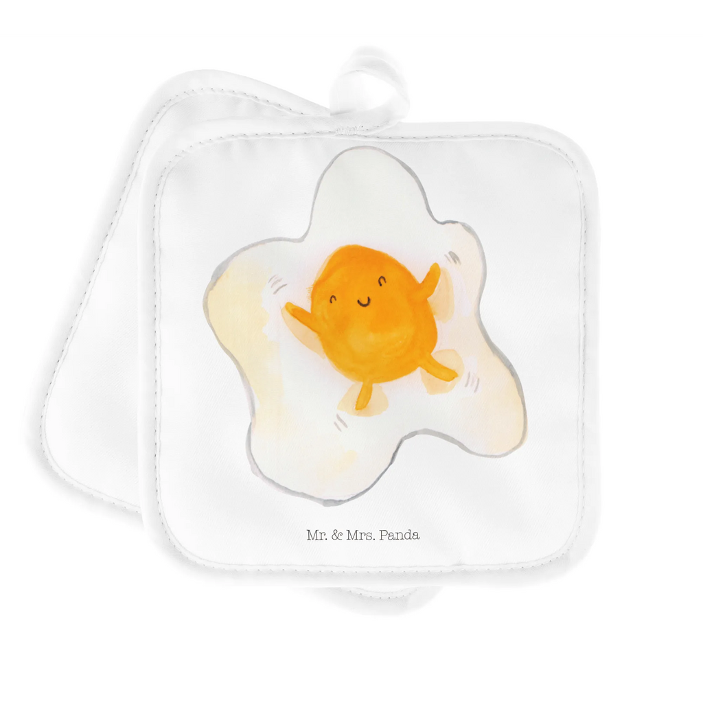 2-elementowy zestaw podkładek pod garnki jajko sadzone jajko Motywy zwierzęce, dobra energia, zabawne powiedzonka, zwierzęta