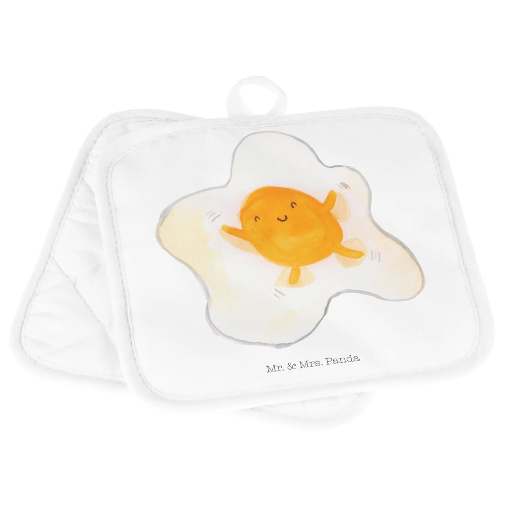 2-elementowy zestaw podkładek pod garnki jajko sadzone jajko Motywy zwierzęce, dobra energia, zabawne powiedzonka, zwierzęta