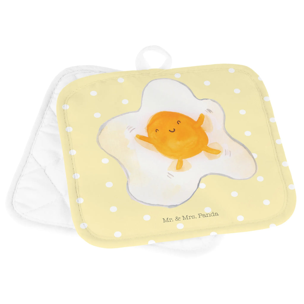 2-elementowy zestaw podkładek pod garnki jajko sadzone jajko Motywy zwierzęce, dobra energia, zabawne powiedzonka, zwierzęta