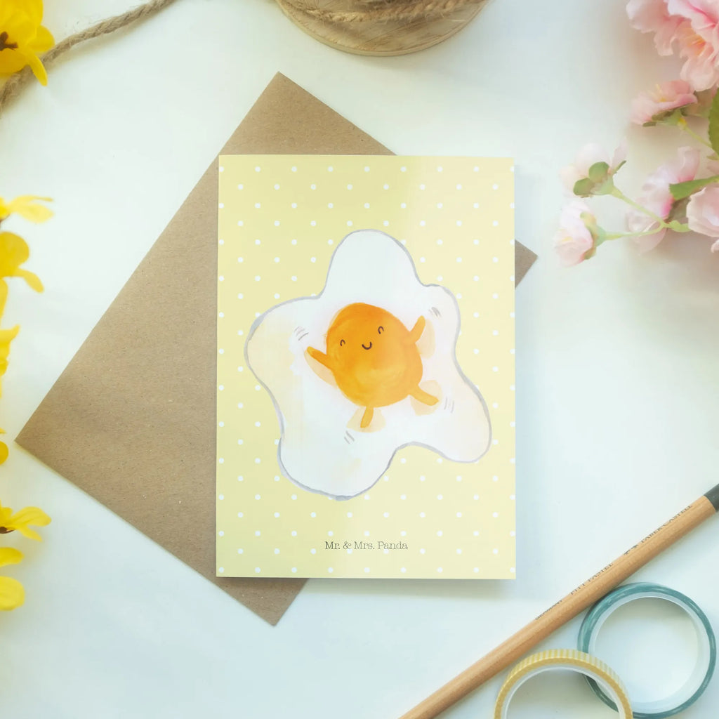 Greetings card Fried egg egg glückwunschkarten, weihnachtskarten, Glückwunschkarte, Grußkarte, spruchkarte, valentinstagskarte, einladungskarten, osterkarten, abiturkarte, vatertagskarte, Klappkarte, Motivkarte, dankeskarten, hochzeitskarten, babykarte, osterkarte, firmungskarte, genesungskarte, neujahrskarte, Beileidskarte, jubiläumskarte, kommunionskarte, Grußkarten, Lustige Sprüche, Tiere, Tiermotive, Gute Laune, Glücklich, Schön, Liebe, Spiegelei, Tag, Ei