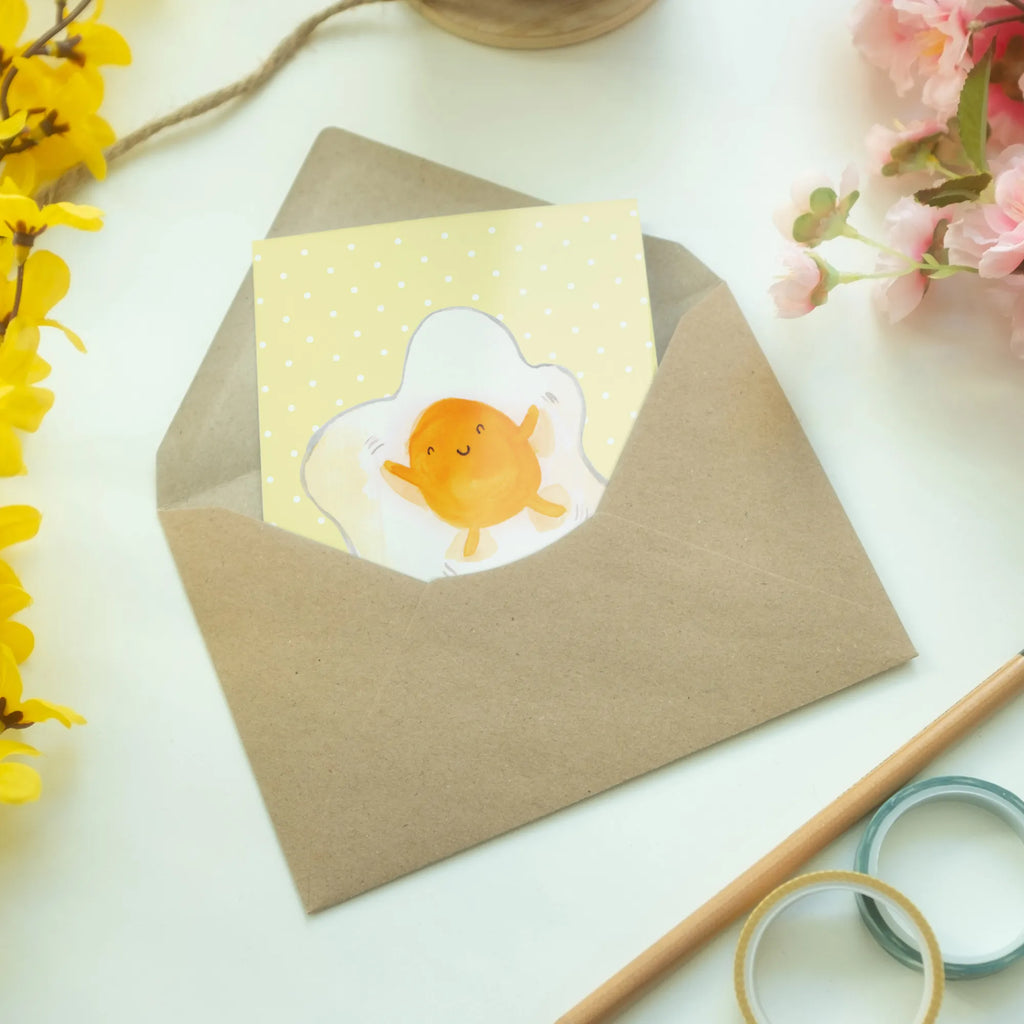 Greetings card Fried egg egg glückwunschkarten, weihnachtskarten, Glückwunschkarte, Grußkarte, spruchkarte, valentinstagskarte, einladungskarten, osterkarten, abiturkarte, vatertagskarte, Klappkarte, Motivkarte, dankeskarten, hochzeitskarten, babykarte, osterkarte, firmungskarte, genesungskarte, neujahrskarte, Beileidskarte, jubiläumskarte, kommunionskarte, Grußkarten, Lustige Sprüche, Tiere, Tiermotive, Gute Laune, Glücklich, Schön, Liebe, Spiegelei, Tag, Ei