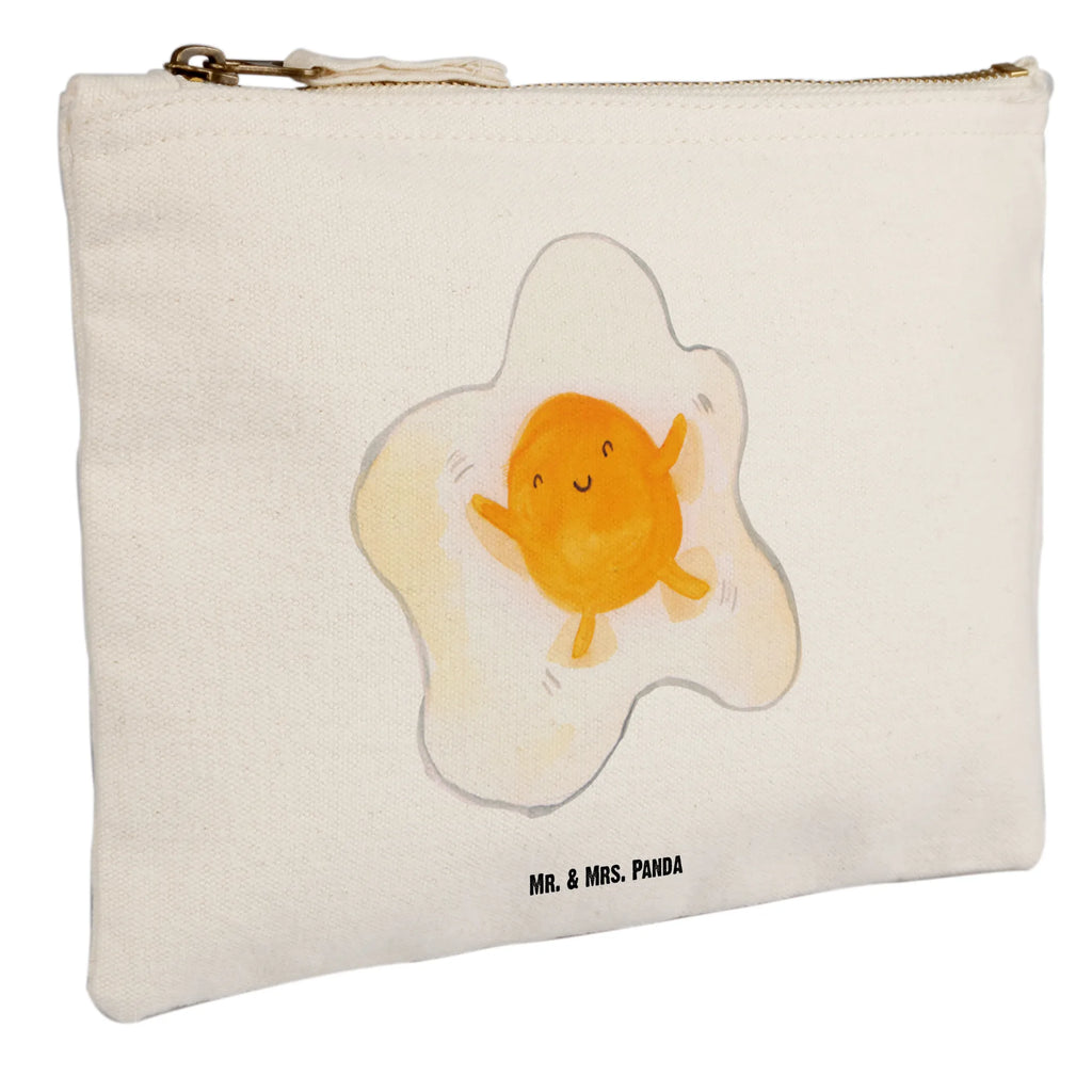 Make-up bag Fried egg egg Schlampermäppchen, beauty case, Stiftemäppchen, toiletry bag, Kulturbeutel, Kulturtasche, Kosmetikbeutel, kosmetiktäschchen, pinsel tasche, Schminkbeutel, Schminktäschchen, aufbewahrungsbeutel, Kosmetiktasche, pencil case, beauty tasche, Mäppchen, Etui, aufbewahrungstasche, Federmappe, Schminktasche, Waschtasche, Waschbeutel, utensilientasche, Tiermotive, Tiere, Lustige Sprüche, Gute Laune, Tag, Schön, Liebe, Glücklich, Spiegelei, Ei