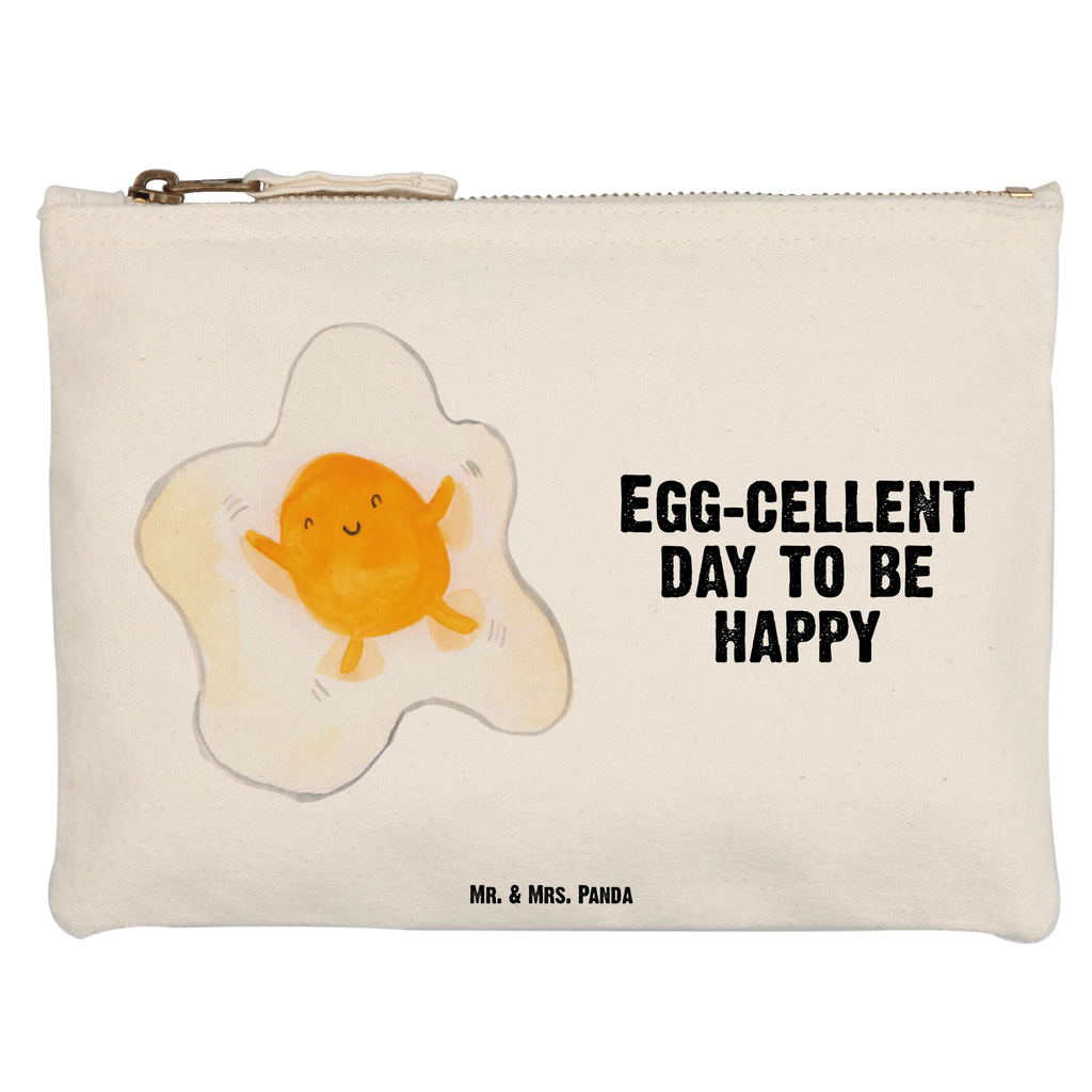 Make-up bag Fried egg egg Schlampermäppchen, beauty case, Stiftemäppchen, toiletry bag, Kulturbeutel, Kulturtasche, Kosmetikbeutel, kosmetiktäschchen, pinsel tasche, Schminkbeutel, Schminktäschchen, aufbewahrungsbeutel, Kosmetiktasche, pencil case, beauty tasche, Mäppchen, Etui, aufbewahrungstasche, Federmappe, Schminktasche, Waschtasche, Waschbeutel, utensilientasche, Tiermotive, Tiere, Lustige Sprüche, Gute Laune, Tag, Schön, Liebe, Glücklich, Spiegelei, Ei