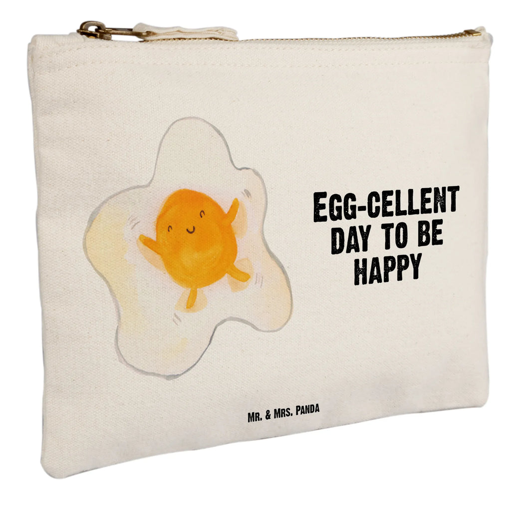 Make-up bag Fried egg egg Schlampermäppchen, beauty case, Stiftemäppchen, toiletry bag, Kulturbeutel, Kulturtasche, Kosmetikbeutel, kosmetiktäschchen, pinsel tasche, Schminkbeutel, Schminktäschchen, aufbewahrungsbeutel, Kosmetiktasche, pencil case, beauty tasche, Mäppchen, Etui, aufbewahrungstasche, Federmappe, Schminktasche, Waschtasche, Waschbeutel, utensilientasche, Tiermotive, Tiere, Lustige Sprüche, Gute Laune, Tag, Schön, Liebe, Glücklich, Spiegelei, Ei