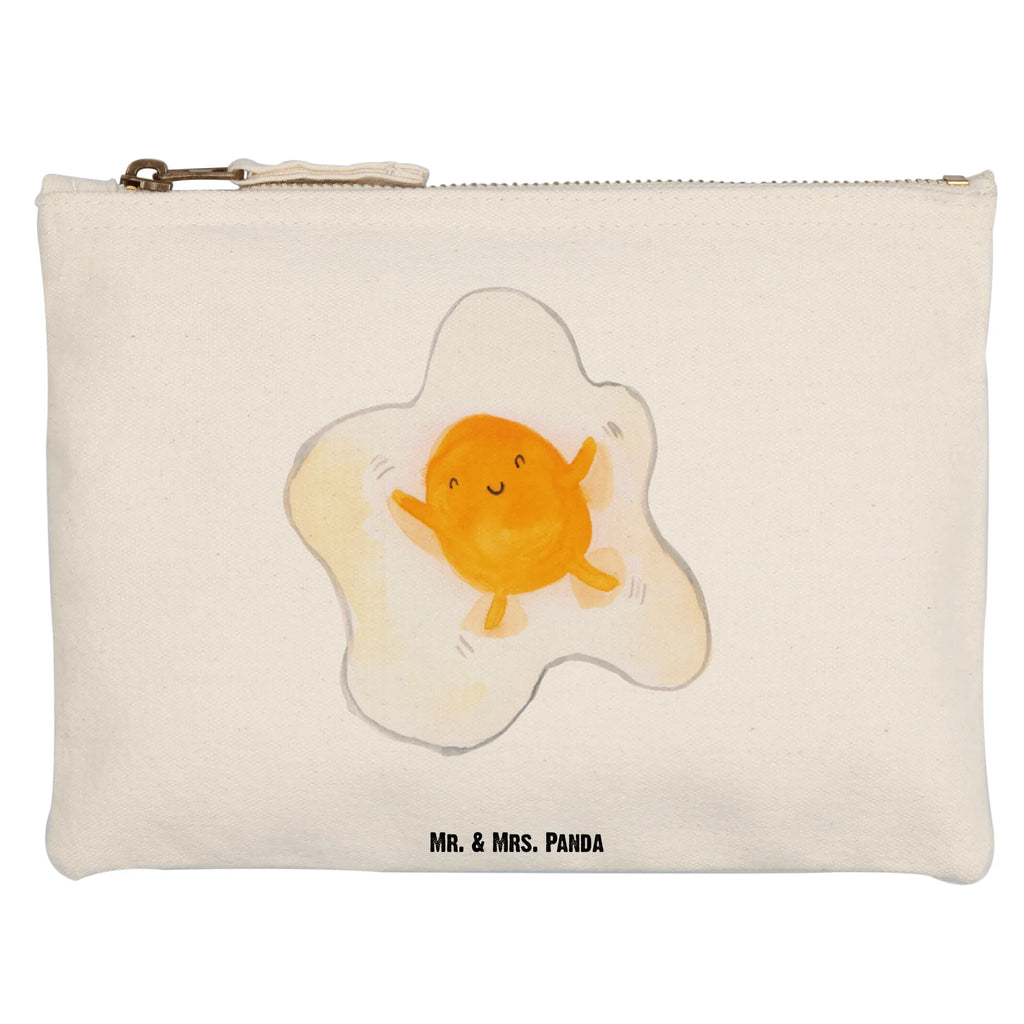 Make-up bag Fried egg egg Schlampermäppchen, beauty case, Stiftemäppchen, toiletry bag, Kulturbeutel, Kulturtasche, Kosmetikbeutel, kosmetiktäschchen, pinsel tasche, Schminkbeutel, Schminktäschchen, aufbewahrungsbeutel, Kosmetiktasche, pencil case, beauty tasche, Mäppchen, Etui, aufbewahrungstasche, Federmappe, Schminktasche, Waschtasche, Waschbeutel, utensilientasche, Tiermotive, Tiere, Lustige Sprüche, Gute Laune, Tag, Schön, Liebe, Glücklich, Spiegelei, Ei