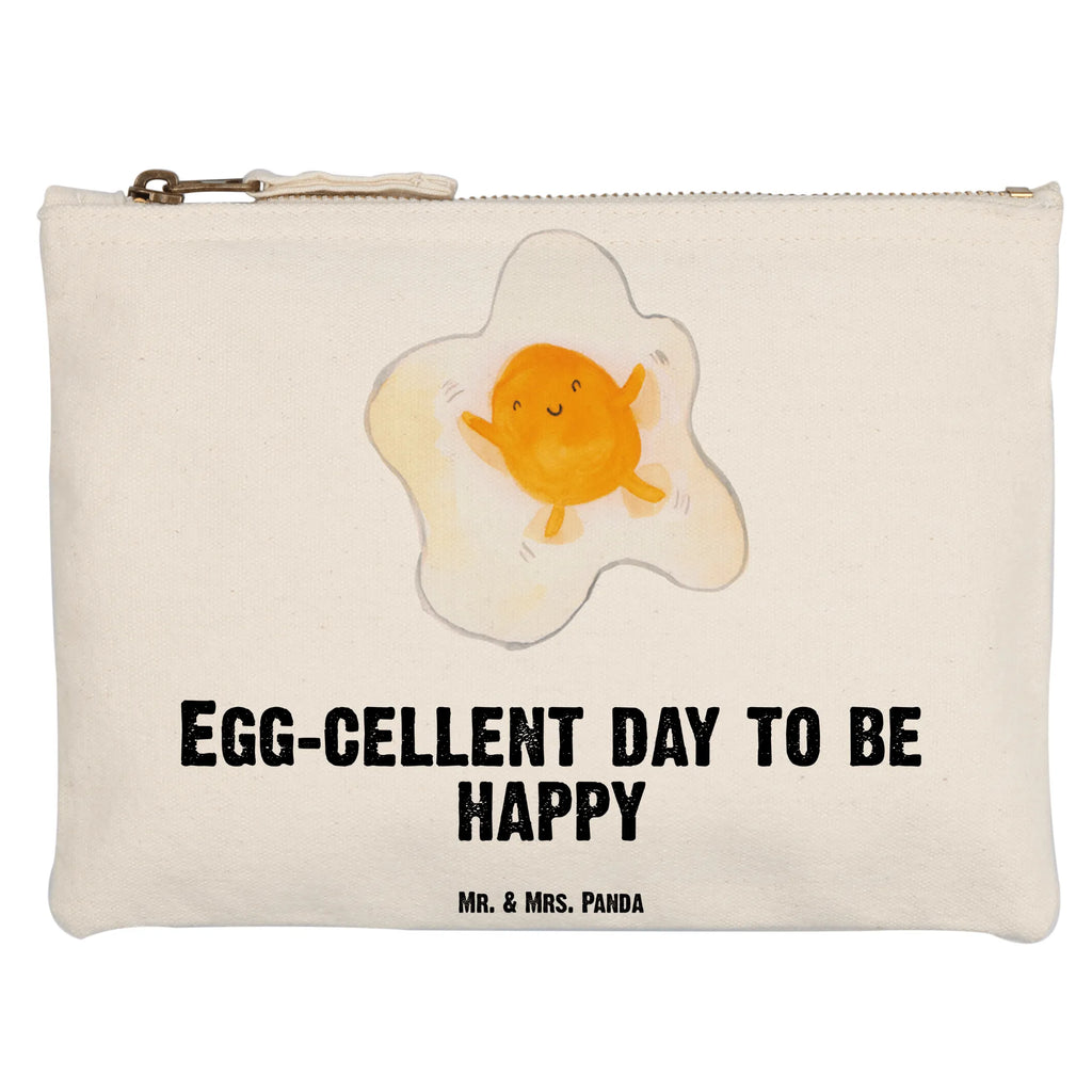Make-up bag Fried egg egg Schlampermäppchen, beauty case, Stiftemäppchen, toiletry bag, Kulturbeutel, Kulturtasche, Kosmetikbeutel, kosmetiktäschchen, pinsel tasche, Schminkbeutel, Schminktäschchen, aufbewahrungsbeutel, Kosmetiktasche, pencil case, beauty tasche, Mäppchen, Etui, aufbewahrungstasche, Federmappe, Schminktasche, Waschtasche, Waschbeutel, utensilientasche, Tiermotive, Tiere, Lustige Sprüche, Gute Laune, Tag, Schön, Liebe, Glücklich, Spiegelei, Ei