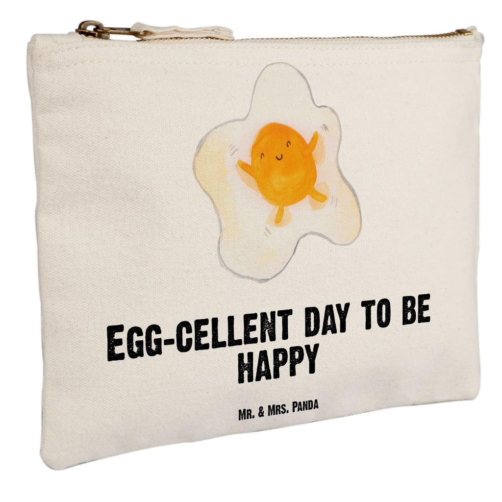 Make-up bag Fried egg egg Schlampermäppchen, beauty case, Stiftemäppchen, toiletry bag, Kulturbeutel, Kulturtasche, Kosmetikbeutel, kosmetiktäschchen, pinsel tasche, Schminkbeutel, Schminktäschchen, aufbewahrungsbeutel, Kosmetiktasche, pencil case, beauty tasche, Mäppchen, Etui, aufbewahrungstasche, Federmappe, Schminktasche, Waschtasche, Waschbeutel, utensilientasche, Tiermotive, Tiere, Lustige Sprüche, Gute Laune, Tag, Schön, Liebe, Glücklich, Spiegelei, Ei