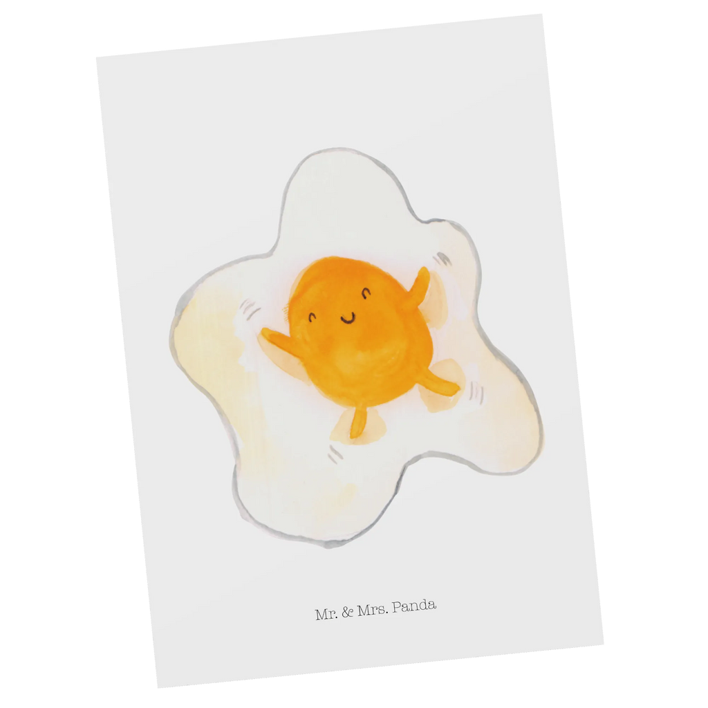 Postcard Fried egg egg gift card, card, Postcard, invitation, invitation card, gift, paper, letter, postcards, small animals, cute, funny, cute animal motives, hand drawn, small world, funny sayings, good mood, happy, gifts, gift ideas, special gifts, animal lover, fried egg, love, nice, day, Egg