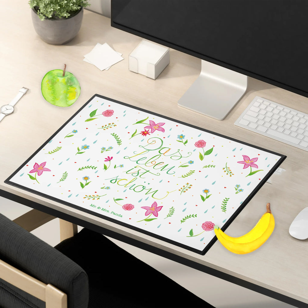 Schreibtischunterlage Blumen Das Leben ist schön Schreibtischunterlage Groß, Bürobedarf, Schreibtisch Unterlagen, Schreibunterlage, Schreibwaren, Büroartikel, Schreibtischauflage, Blumen Deko, Frühlings Deko, Sommer Deko, Dekoration, positive Botschaft, Naturliebhaber, Outdoor, Natur, Abenteuer, glücklich sein, Das Leben ist schön, fröhlich sein, Blumen, Motivation Spruch, Spruch über das Leben, Blümchen