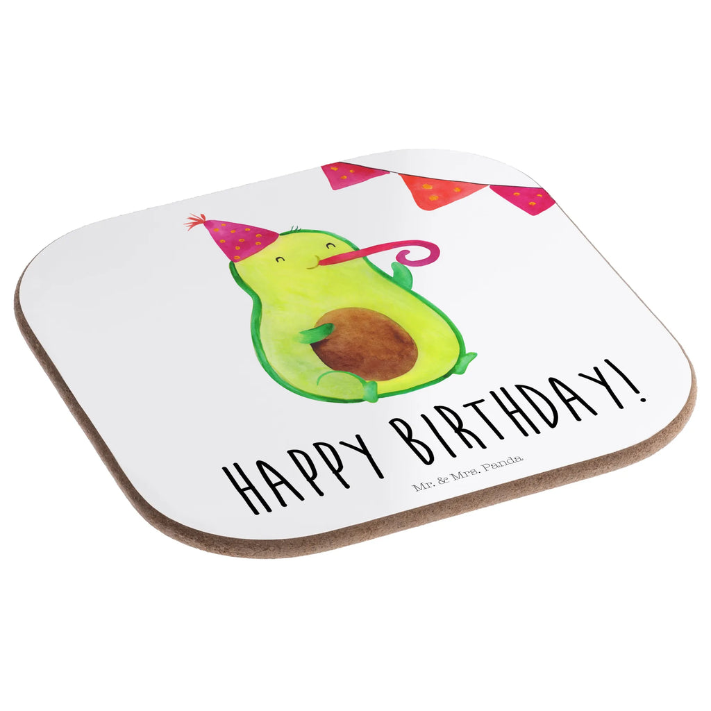 Square coaster avocado Birthday glass coasters, presents, gifts, breakfast, gift, party, Coasters, avocado, vegetables
