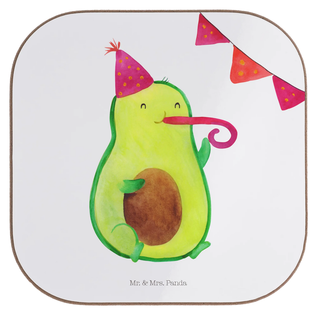 Square coaster avocado Birthday glass coasters, presents, gifts, breakfast, gift, party, Coasters, avocado, vegetables