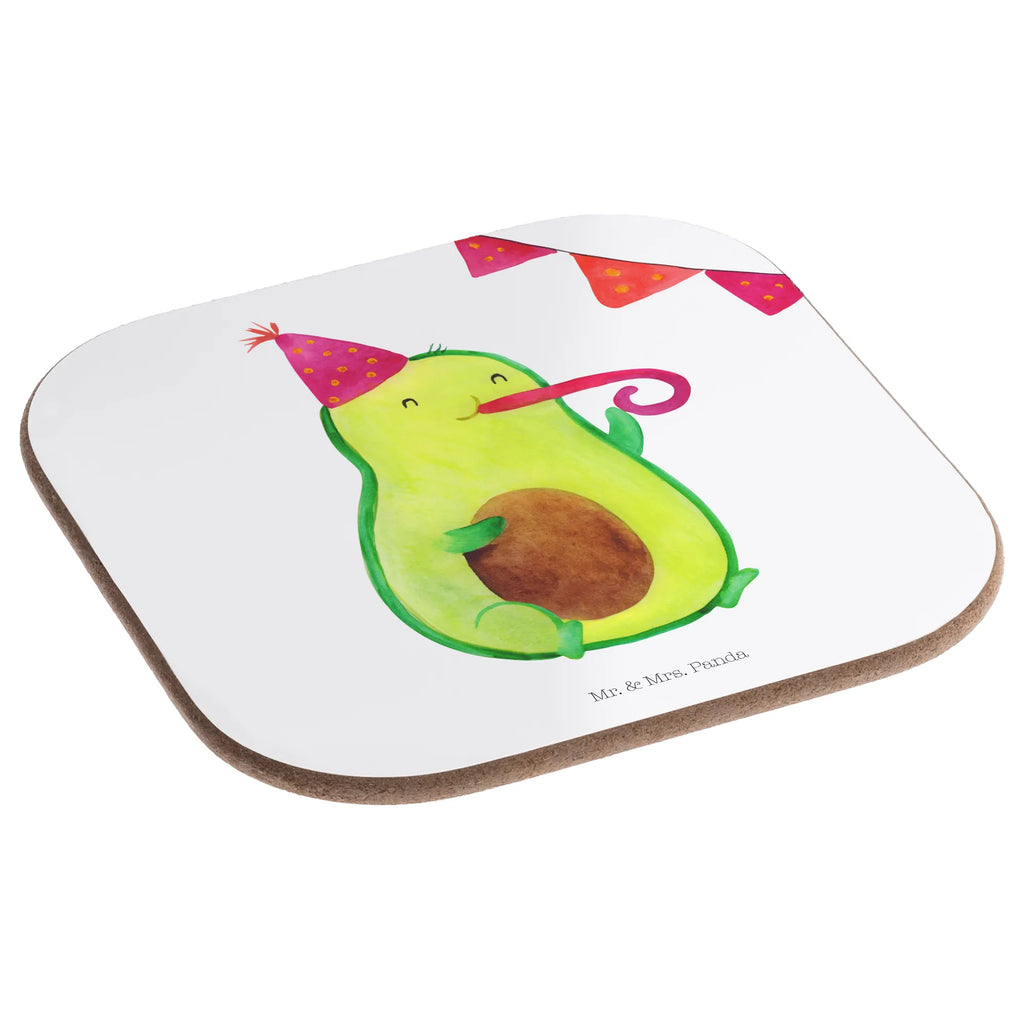 Square coaster avocado Birthday glass coasters, presents, gifts, breakfast, gift, party, Coasters, avocado, vegetables