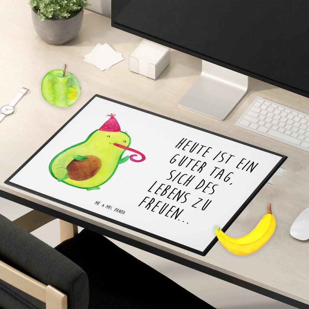 Podkładka na biurko Awokado impreza Bürobedarf, Schreibtischunterlage Groß, Büroartikel, Schreibtischauflage, Schreibunterlage, Schreibtisch Unterlagen, Schreibwaren, Avocado, Veggie, Vegan, Gesund, Fete, Feier, Geburtstag, Feierlichkeit, Party, Tröte, Gute Laune