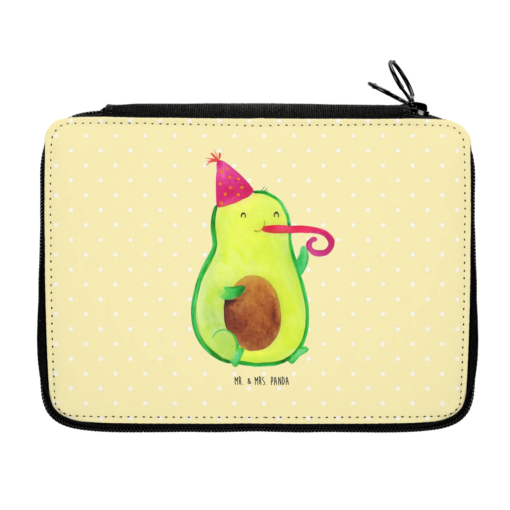 Federmappe Avocado Feier Stiftetasche, Stiftemappe, Federmappe Set, Stiftebeutel, Federmäppchen, Zeichenetui, Buntstiftetui, Schreibmappe, Stifte Etui, Buntstiftmäppchen, Schlampermäppchen, Schuletui, Bleistift Etui, Federtasche, Schreibetui, Schulmäppchen, Bleistiftetui, Etui für Stifte, Stifteetui, Farbstiftetui, Schüleretui, Mäppchen, Malmappe, Vegan, Veggie, Gesund, Avocado, Fete, Feier, Gute Laune, Geburtstag, Tröte, Feierlichkeit, Party