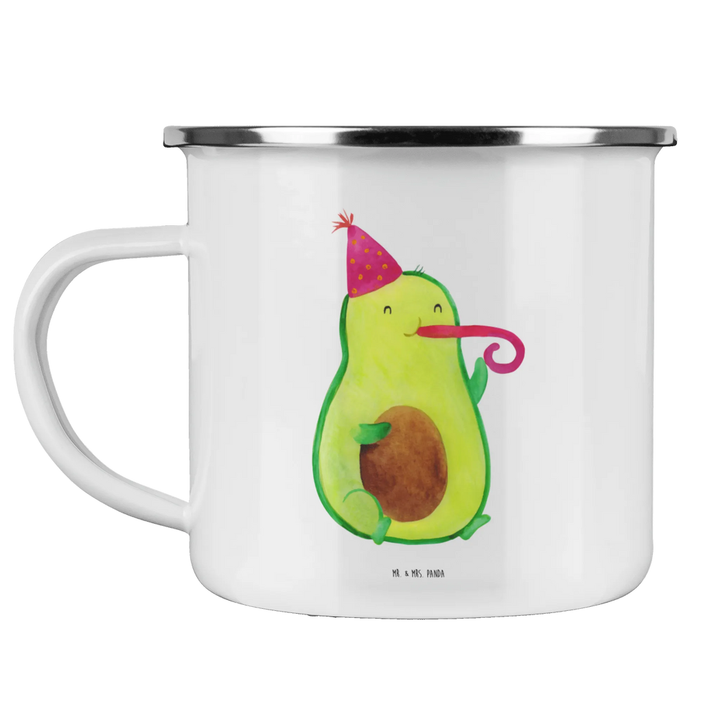 Enamel camping mug avocado Celebration Teebecher, metallbecher, wanderbecher, Tasse, Emaille Becher, Trinkbecher, becher emaille, Kaffeebecher, Emailletasse, Reisebecher, Tasse Emaille, Kaffeetasse, Teetasse, emaillebecher, Metalltasse, Pott, Blechtasse, blechbecher, wandertasse, Becher, reisetasse, Campingtasse, Campingbecher, Emaille Tasse, Vegan, Gesund, Veggie, Avocado, Party, Feier, Fete, Tröte, Geburtstag, Feierlichkeit, Gute Laune