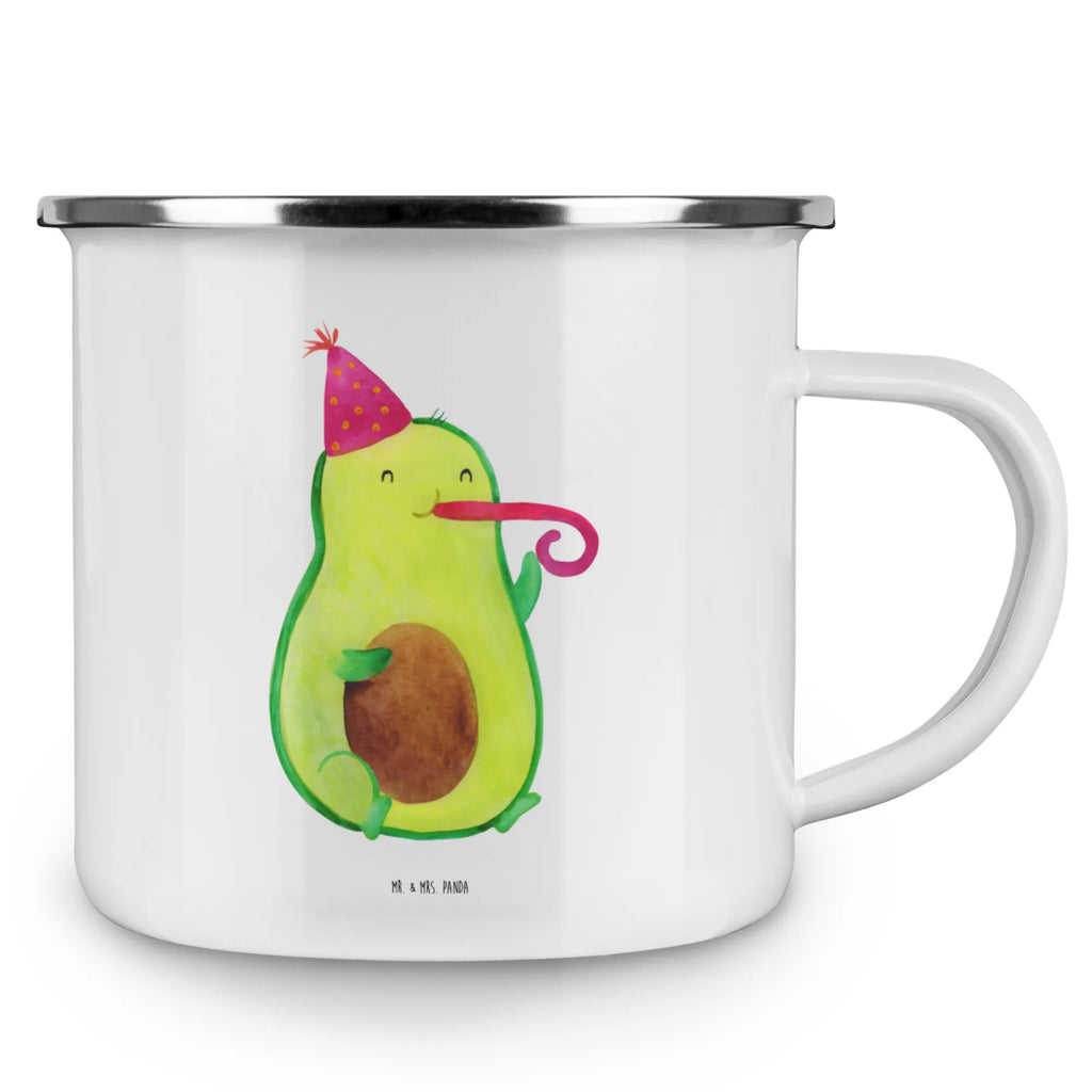 Enamel camping mug avocado Celebration Teebecher, metallbecher, wanderbecher, Tasse, Emaille Becher, Trinkbecher, becher emaille, Kaffeebecher, Emailletasse, Reisebecher, Tasse Emaille, Kaffeetasse, Teetasse, emaillebecher, Metalltasse, Pott, Blechtasse, blechbecher, wandertasse, Becher, reisetasse, Campingtasse, Campingbecher, Emaille Tasse, Vegan, Gesund, Veggie, Avocado, Party, Feier, Fete, Tröte, Geburtstag, Feierlichkeit, Gute Laune