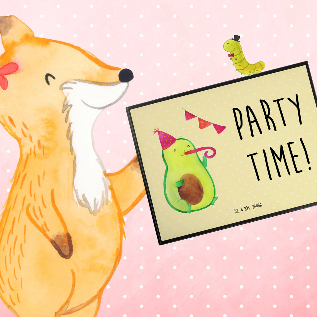 Schreibtischunterlage Avocado Party Time Schreibunterlage, Schreibwaren, Schreibtisch Unterlagen, Schreibtischauflage, Bürobedarf, Schreibtischunterlage Groß, Büroartikel, Avocado, Veggie, Vegan, Gesund