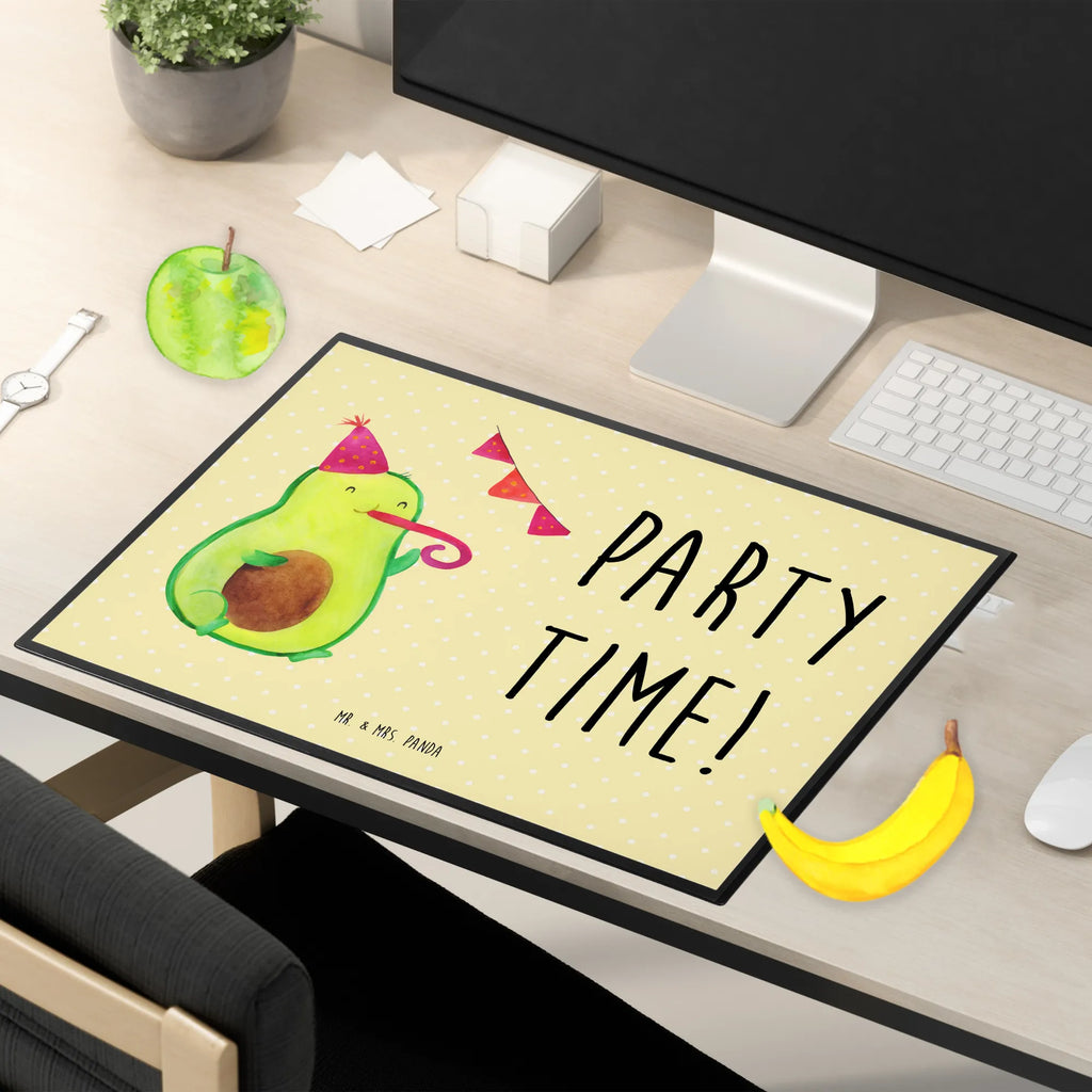 Schreibtischunterlage Avocado Party Time Schreibunterlage, Schreibwaren, Schreibtisch Unterlagen, Schreibtischauflage, Bürobedarf, Schreibtischunterlage Groß, Büroartikel, Avocado, Veggie, Vegan, Gesund