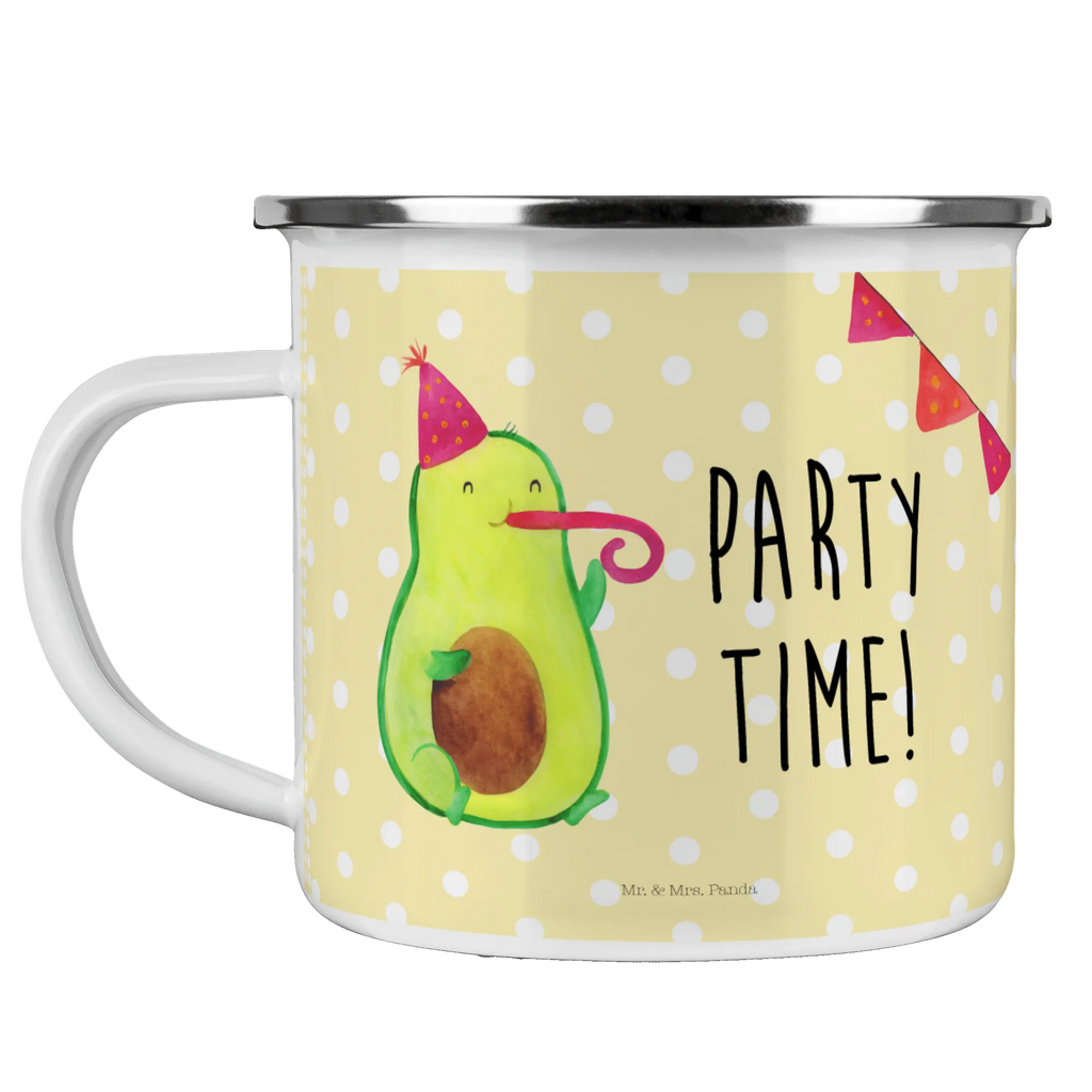 Enamel camping mug avocado party time bushcraft mug, camp coffee mug, travel mug, tin coffee cup, outdoor cup, stainless steel drinking cup, camper mug, camping metal cup, backpacking mug, camping mug, metal camping mug, enamel drinking mug, enamel camping cup, lightweight camping mug, campfire mug, enamel mug, hiking mug, metal cup, steel mug for camping, adventure mug, avocado, vegetables