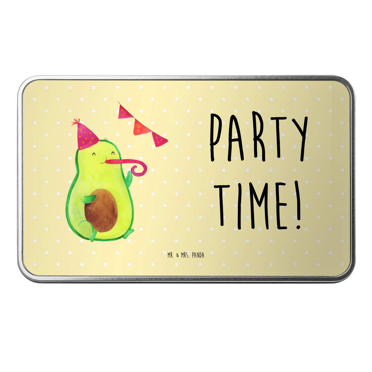 Metalldose Avocado Party Zeit