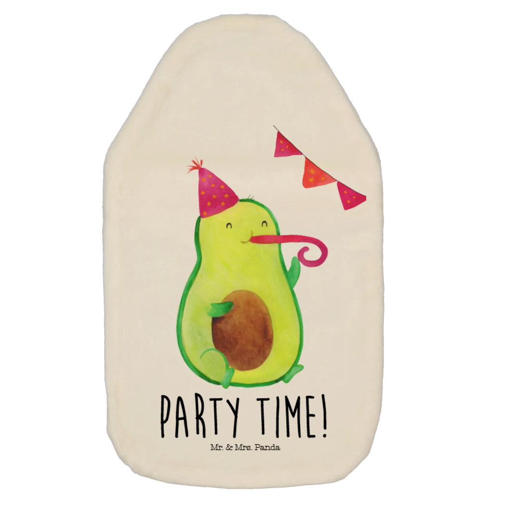 Wärmflasche Avocado Party Time Körnerkissen, Wärmekissen, Kleine Wärmflasche, Wärmflasche mit Bezug, Wärmflaschenbezug, Bettflasche, Kinderwärmflasche, Wärmflasche, Avocado, Veggie, Vegan, Gesund